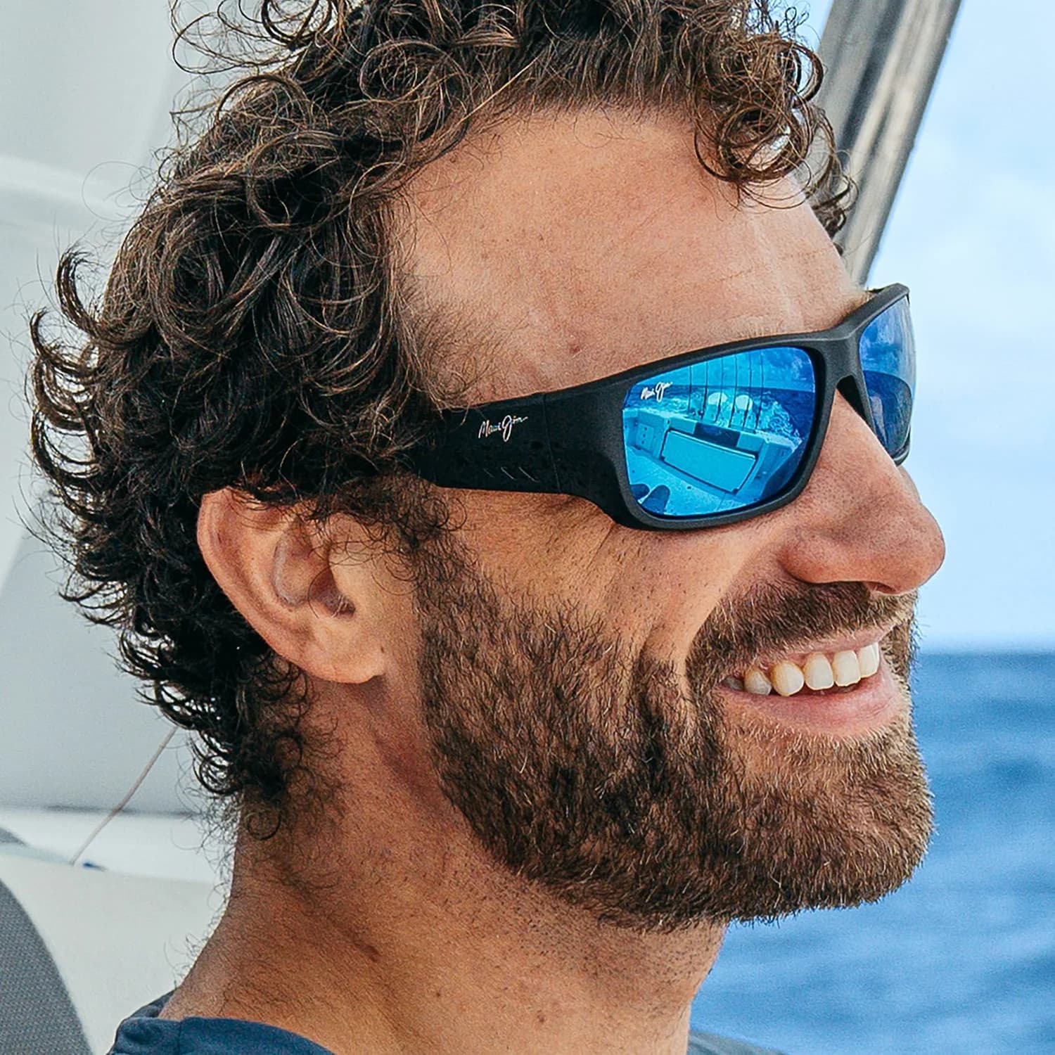 Maui Jim fishing sunglasses with polarized water-glare protection