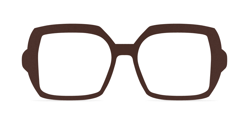 Nina Mûr Elisa eyeglasses in Red Lord Soft Matte finish — made-to-order handcrafted Madrid birch wood frame