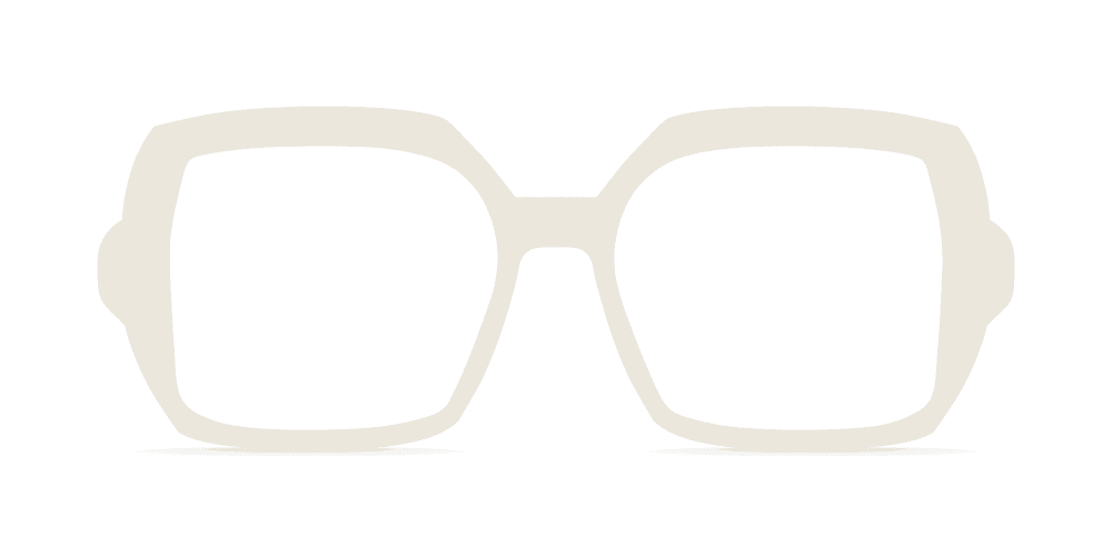 Nina Mûr Elisa eyeglasses in Warm White Soft Matte finish — made-to-order handcrafted Madrid birch wood frame